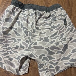 Small 7 inch burlebo shirts with liner. Gray camo.